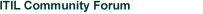 ITIL Community Forum